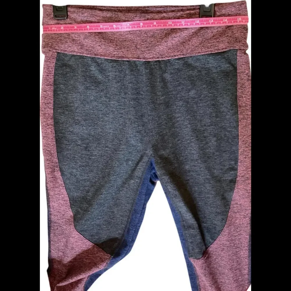 Free People Movement Color Block Crop Leggings‎ Large